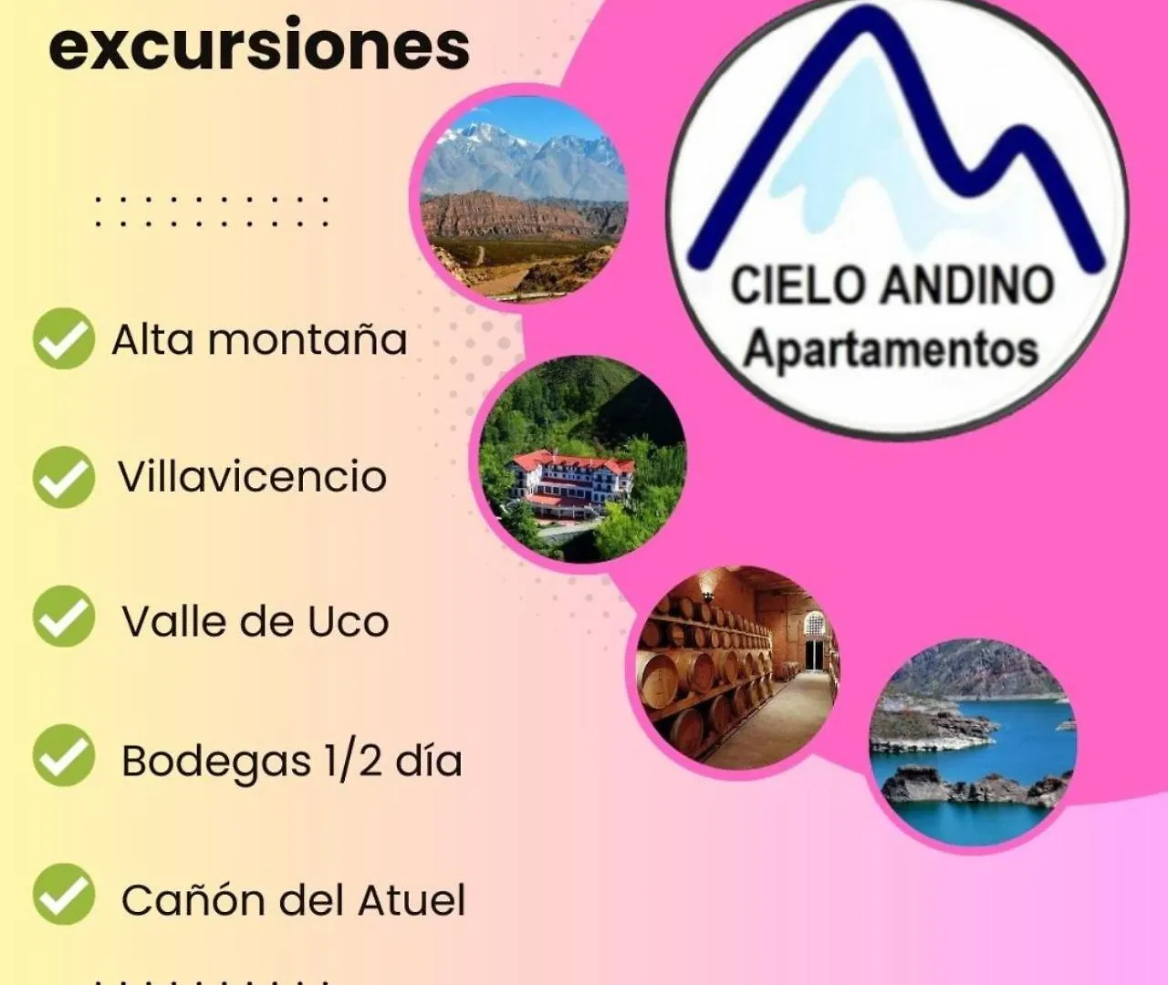 Apartamento Cielo Andino Syrah -Céntrico- Mendoza 0*,